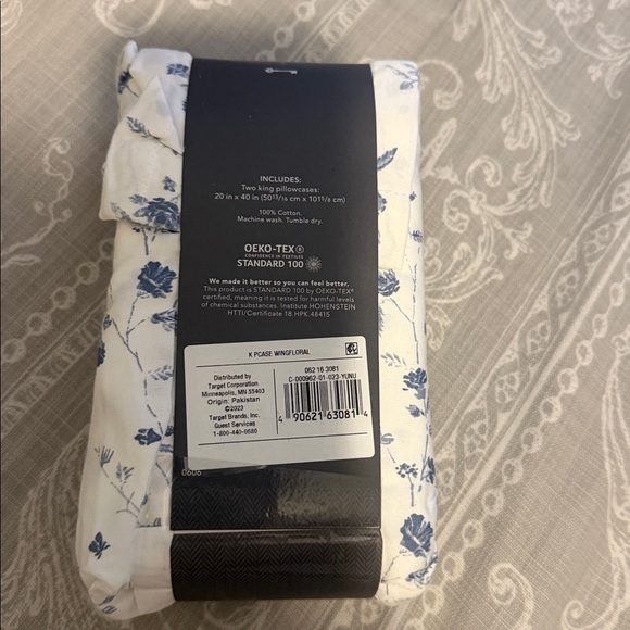 NWT - King Floral Performance Pillowcase Set - Picture 3 of 5